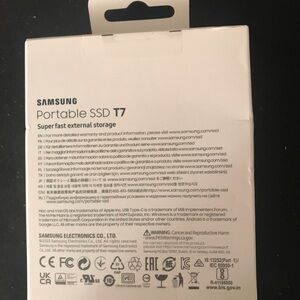 Samsung ssd t7 1tb